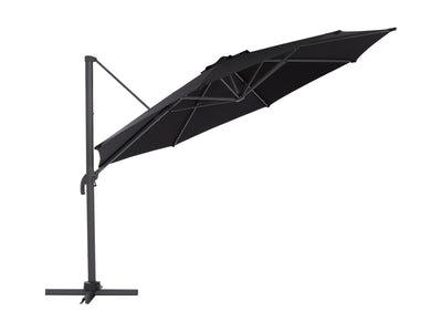 black deluxe offset patio umbrella 500 Series product image CorLiving#color_ppu-black