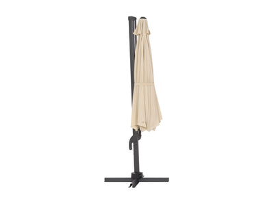 warm white deluxe offset patio umbrella 500 Series product image CorLiving#color_ppu-warm-white