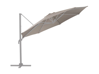 grey deluxe offset patio umbrella canopy replacement 500 Series product image CorLiving#color_grey
