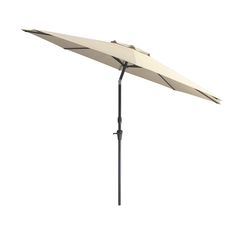 warm white large patio umbrella, tilting with base 700 Series product image CorLiving
