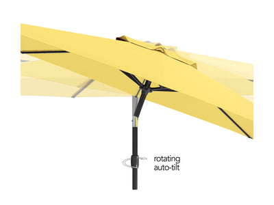 yellow large patio umbrella, tilting 700 Series product image CorLiving#color_ppu-yellow