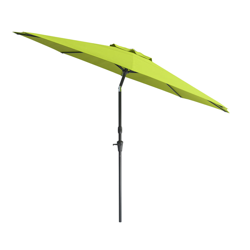 lime green large patio umbrella, tilting with base 700 Series product image CorLiving