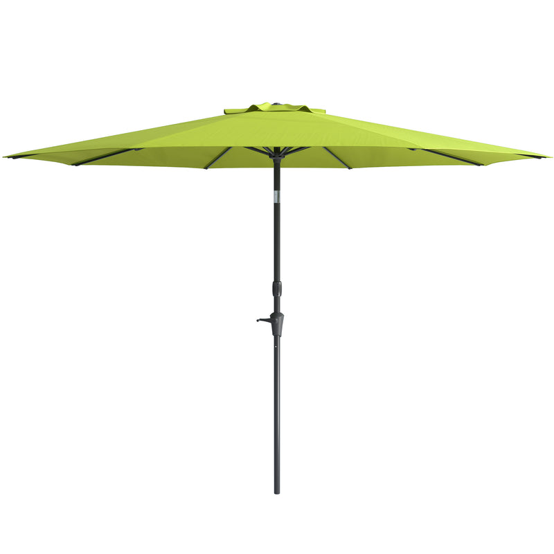 lime green large patio umbrella, tilting with base 700 Series product image CorLiving