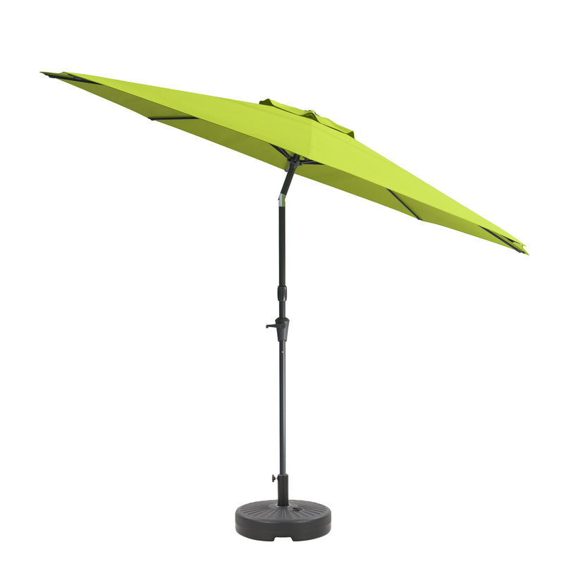 lime green large patio umbrella, tilting with base 700 Series product image CorLiving