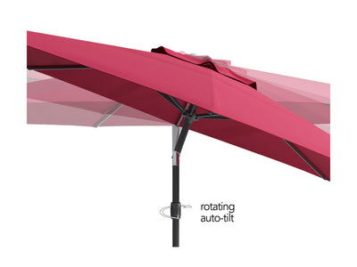 wine red large patio umbrella, tilting 700 Series product image CorLiving#color_ppu-wine-red