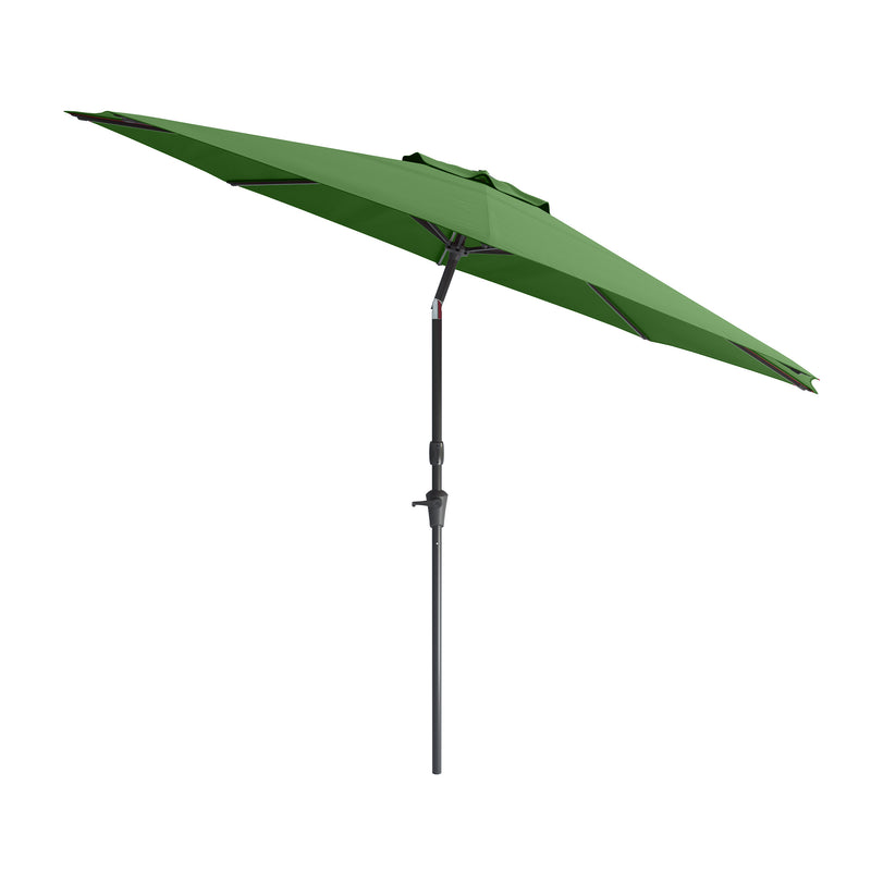 forest green large patio umbrella, tilting with base 700 Series product image CorLiving