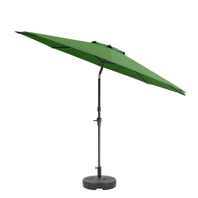 forest green large patio umbrella, tilting with base 700 Series product image CorLiving#color_ppu-forest-green