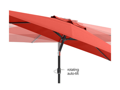 crimson red large patio umbrella, tilting 700 Series product image CorLiving#color_ppu-crimson-red
