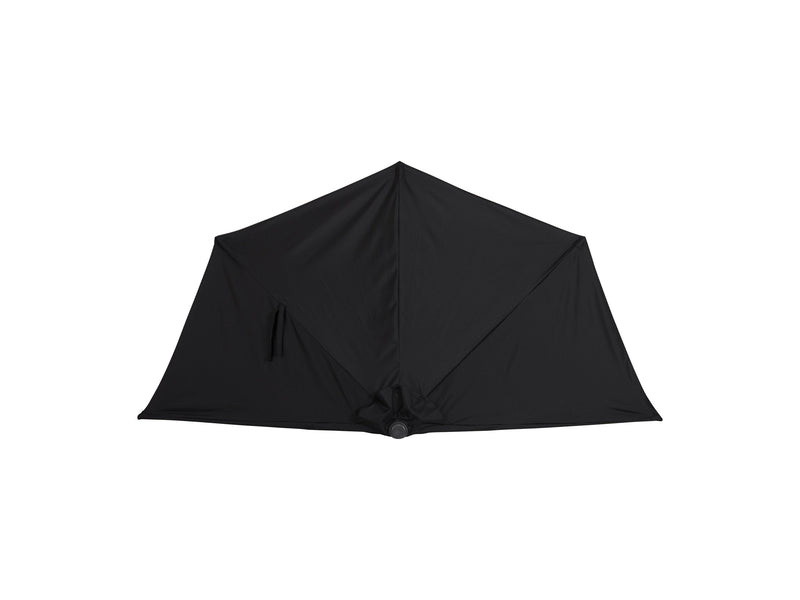 black half umbrella Versa collection detail image CorLiving