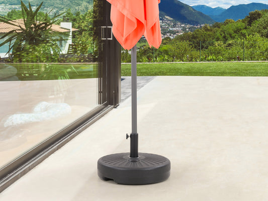 round umbrella base CorLiving lifestyle scene CorLiving