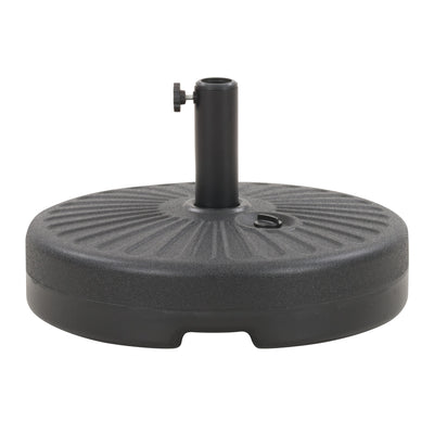 dark grey large patio umbrella, tilting with base 700 Series product image CorLiving#color_ppu-dark-grey