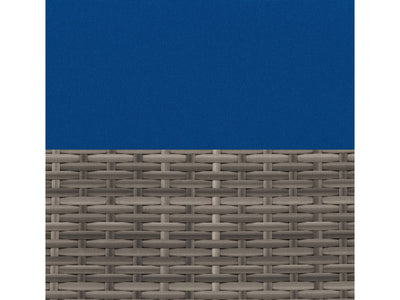 blended grey and oxford blue Circular Outdoor Seating, 5pc Parksville Collection detail image by CorLiving#color_blended-grey-and-oxford-blue