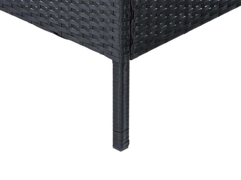 black and ash grey Patio Armchair Parksville Collection detail image by CorLiving