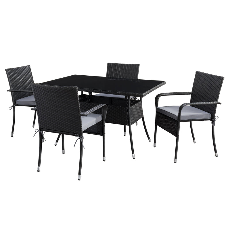 Patio Dining Set 5pc