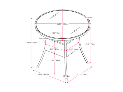 Patio Bistro Set, 3pc