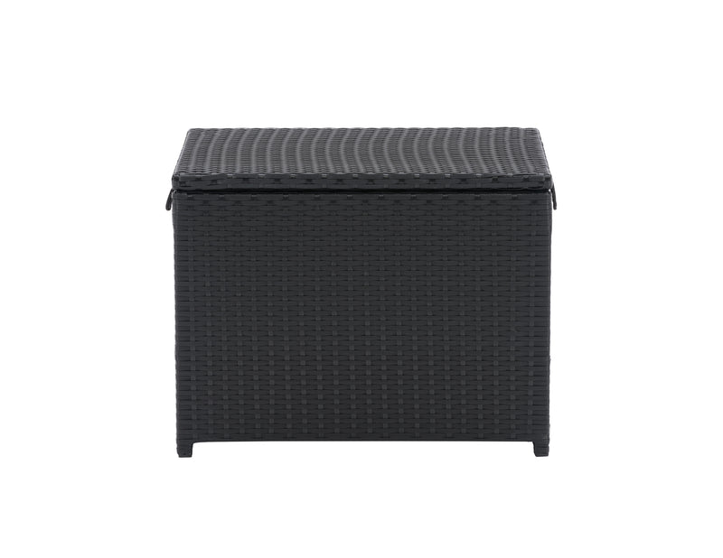 black weave Outdoor Cooler Table Parksville Collection product image by CorLiving