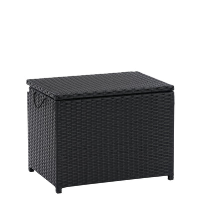 black weave Outdoor Cooler Table Parksville Collection product image by CorLiving#color_textured-black-weave