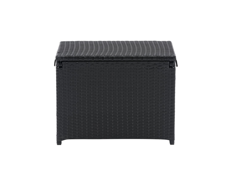 black weave Outdoor Cooler Table Parksville Collection product image by CorLiving