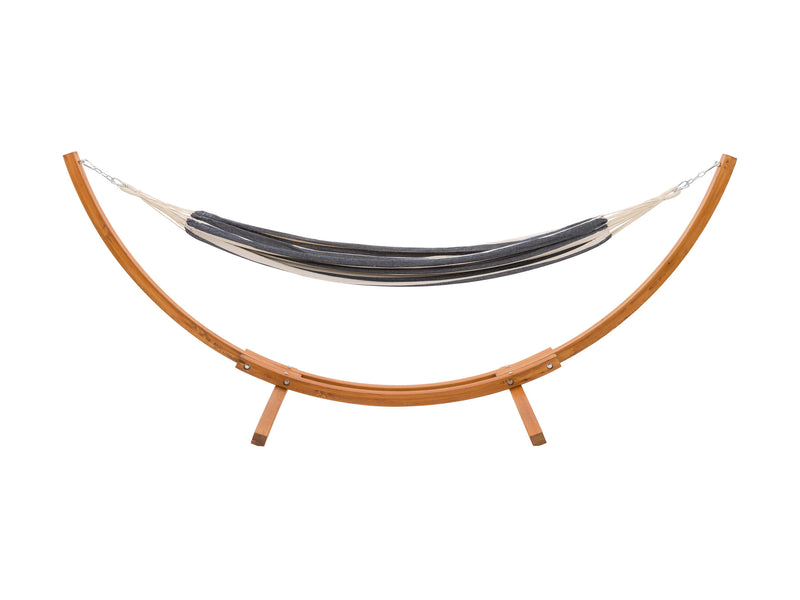 navy blue and white Hammock with Wood Stand Warm Sun Collection product image by CorLiving