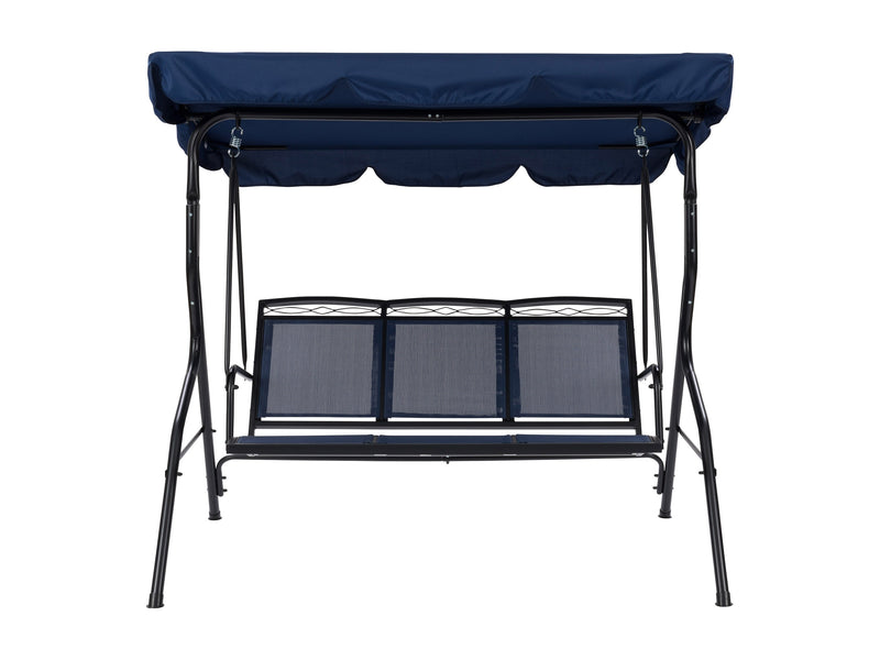 navy blue Patio Swing With Canopy Veda Collection product image by CorLiving