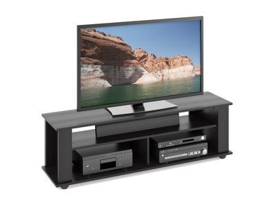 black Wood TV Stand for TVs up to 75" Bakersfield Collection product image by CorLiving#color_black