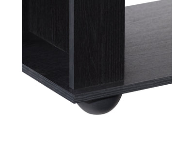 black TV Stand Black for TVs up to 85" Bakersfield Collection detail image by CorLiving#color_black