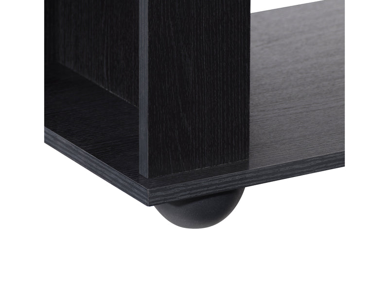 black TV Stand Black for TVs up to 85" Bakersfield Collection detail image by CorLiving