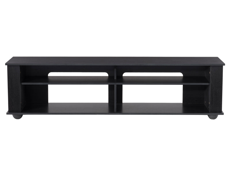 black TV Stand Black for TVs up to 85" Bakersfield Collection product image by CorLiving