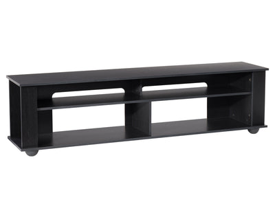 black TV Stand Black for TVs up to 85" Bakersfield Collection product image by CorLiving#color_black