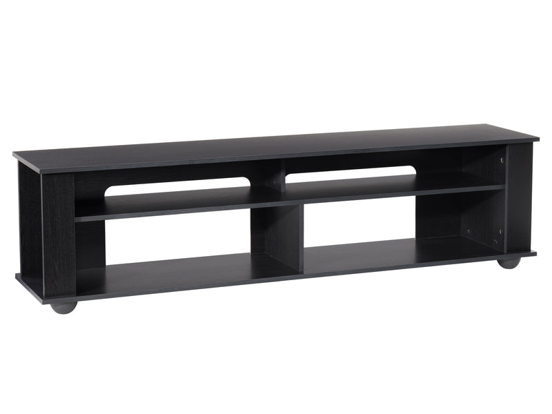 black TV Stand Black for TVs up to 85" Bakersfield Collection product image by CorLiving