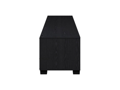 Black Glass TV Stand, TV's up to 85" Bromley Collection product image by CorLiving#color_bromley-black-ravenwood