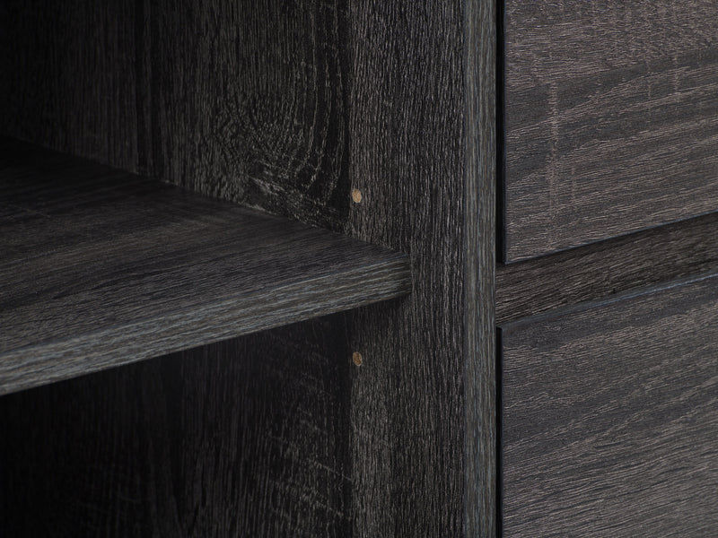 dark grey Modern TV Stand for TVs up to 55" Hollywood Collection detail image by CorLiving