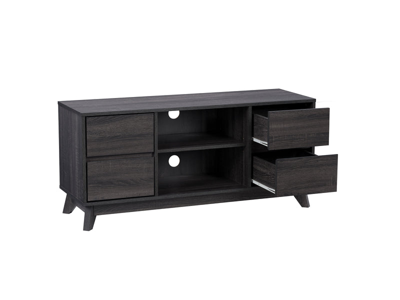 dark grey Modern TV Stand for TVs up to 55" Hollywood Collection product image by CorLiving