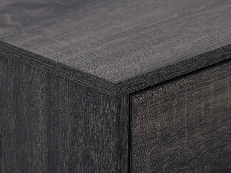 dark grey Modern TV Stand for TVs up to 55" Hollywood Collection detail image by CorLiving