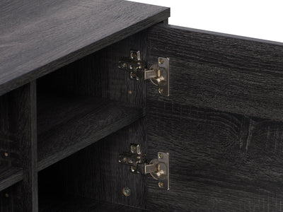 dark grey Modern TV Stand for TVs up to 55" Hollywood Collection detail image by CorLiving#color_dark-grey