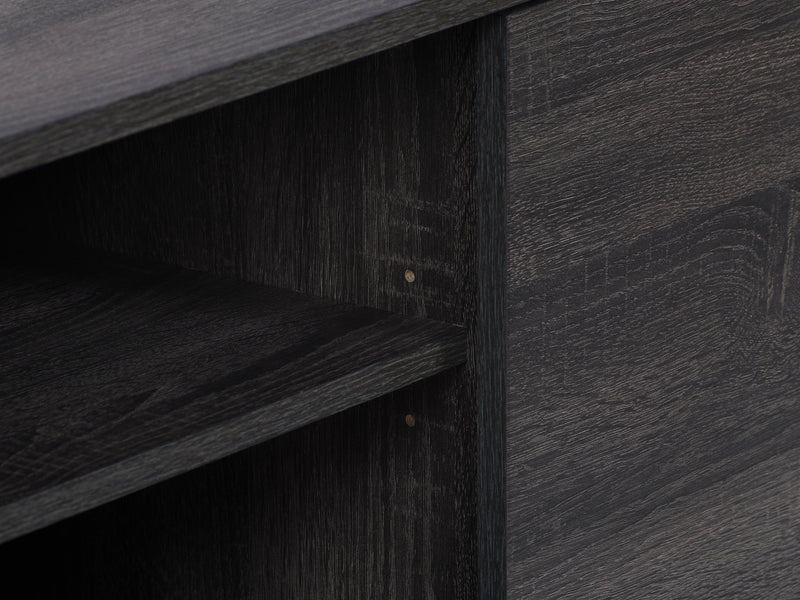 dark grey Modern TV Stand for TVs up to 55" Hollywood Collection detail image by CorLiving