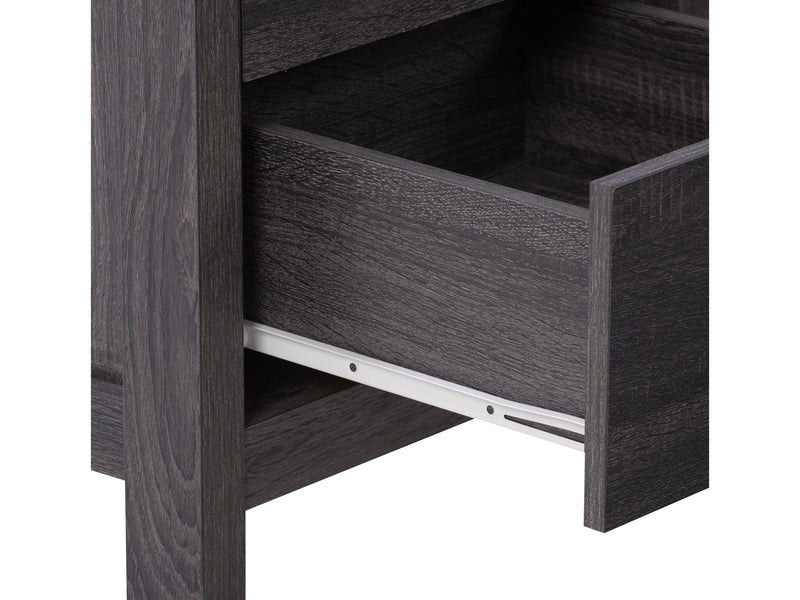 dark grey TV Cabinet with Doors for TVs up to 85" Hollywood Collection detail image by CorLiving