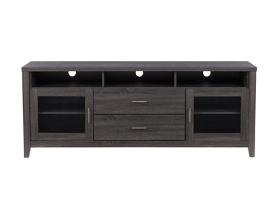 dark grey TV Cabinet with Drawers for TVs up to 85" Hollywood Collection product image by CorLiving#color_dark-grey