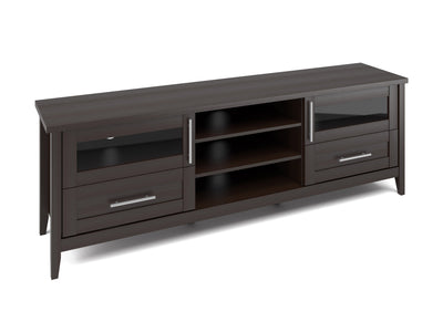 espresso Extra Wide TV Stand for TVs up to 85" Jackson Collection product image by CorLiving#color_espresso