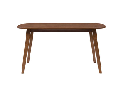 hazelnut Mid Century Modern Dining Table Tiffany Collection product image by CorLiving#color_hazelnut