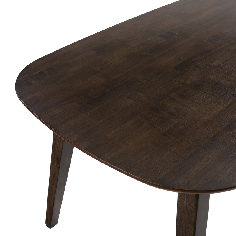 espresso Mid Century Modern Dining Table Tiffany Collection detail image by CorLiving
