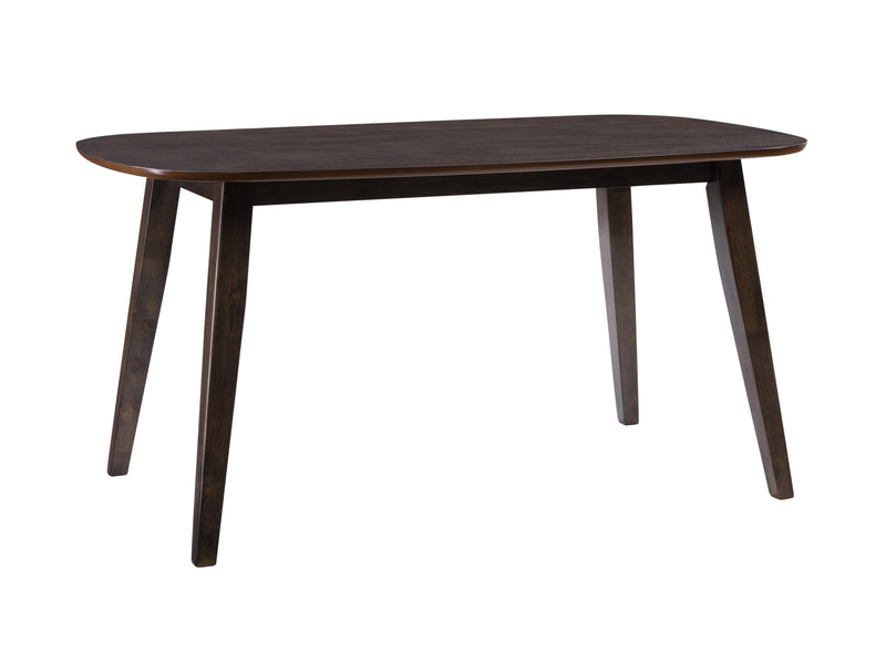 espresso Mid Century Modern Dining Table Tiffany Collection product image by CorLiving