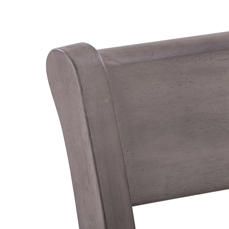 washed grey Counter Height Dining Chairs, Set of 2 New York Collection detail image by CorLiving