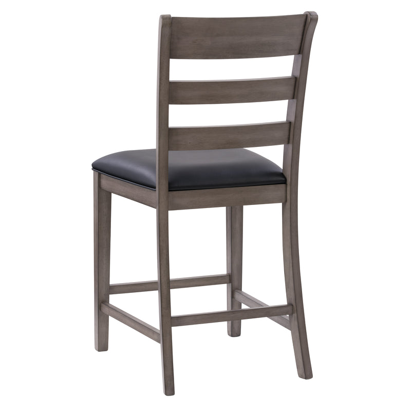 washed grey Counter Height Dining Chairs, Set of 2 New York Collection product image by CorLiving