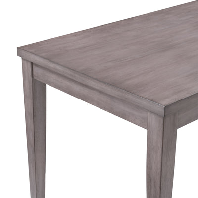 washed grey Counter Height Grey Wood Dining Table New York Collection detail image by CorLiving#color_new-york-washed-grey