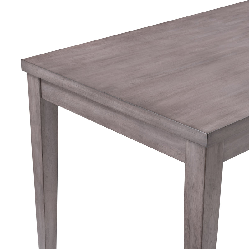 washed grey Counter Height Grey Wood Dining Table New York Collection detail image by CorLiving