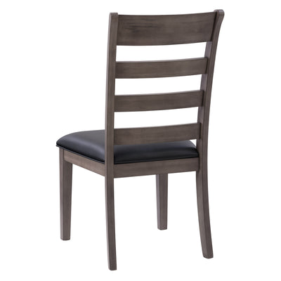 washed grey Wood Dining Chairs, Set of 2 New York Collection product image by CorLiving#color_new-york-washed-grey-and-black