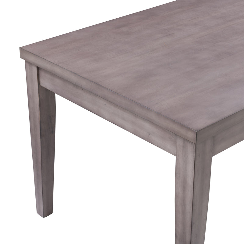 washed grey Wooden Dining Table New York Collection detail image by CorLiving