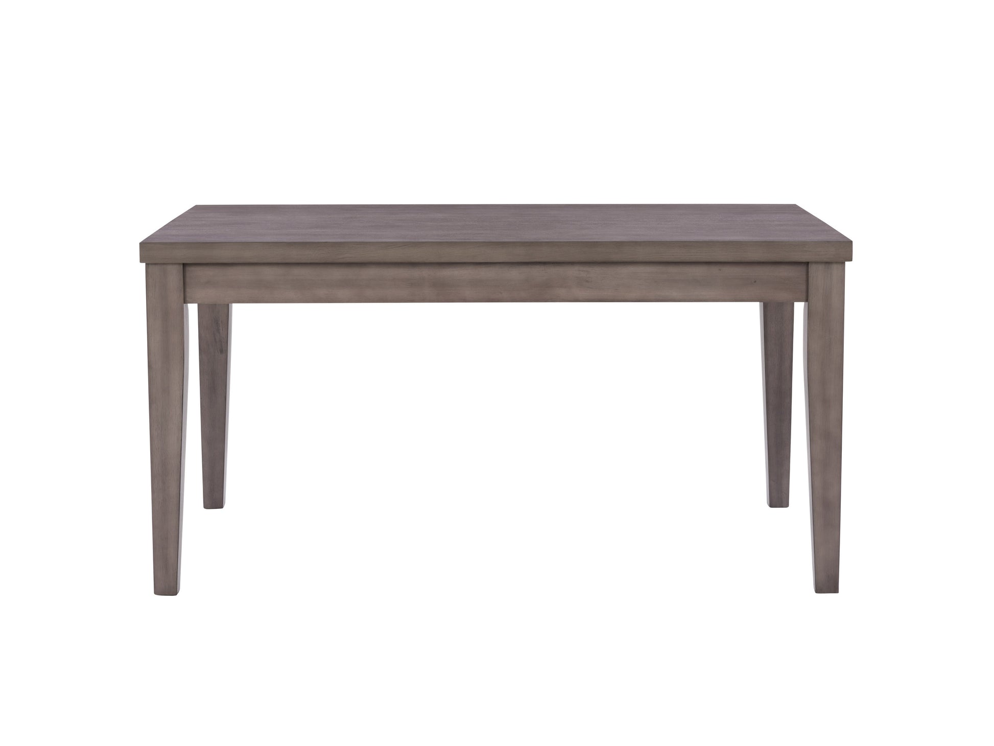 Modern 7-piece wooden dining set with a rectangular table and six matching chairs, featuring a dark walnut finish, sleek lines, and cushioned seats upholstered in beige fabric for comfort and style.