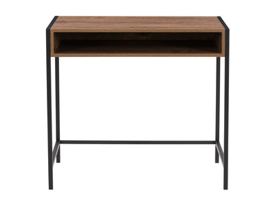 brown and black Desk with Storage Rayne Collection product image by CorLiving#color_brown-and-black